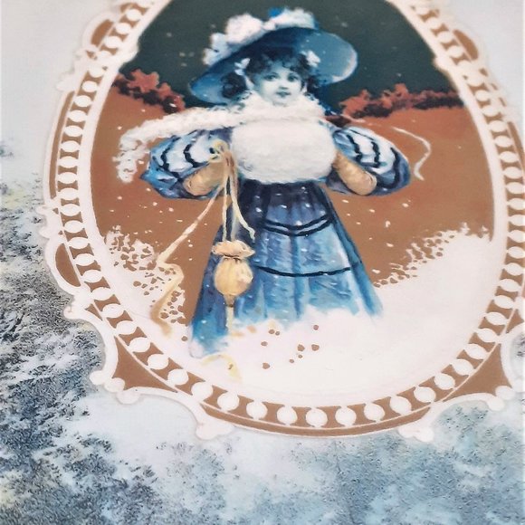 Antique Jewelry Box Edwardian Gibson Girl  Antique Glove Brush Box - Picture 4 of 10